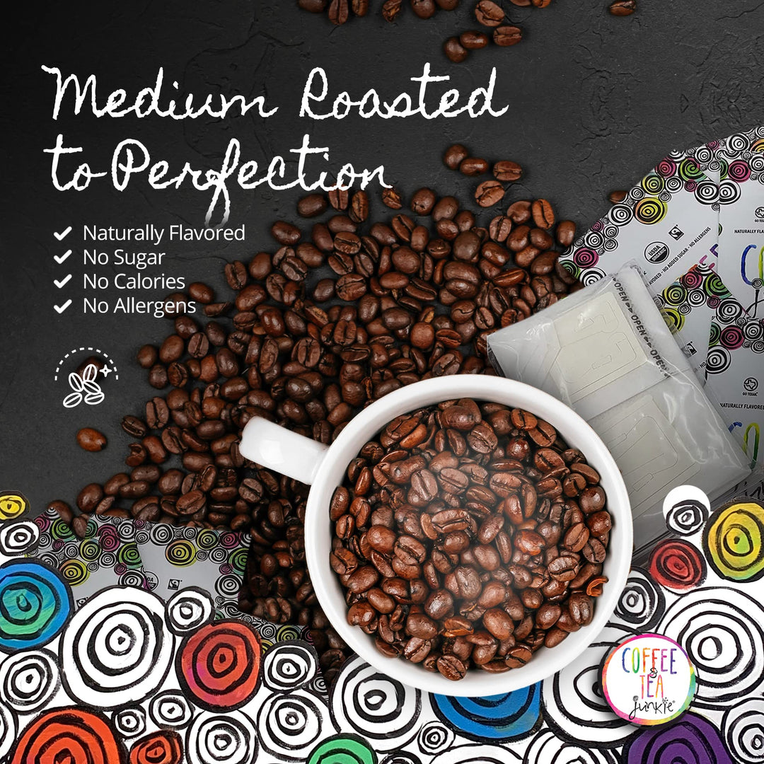 Coffee Junkie – Pour Over Coffee Advent Calendar – Assorted – 24 Servings – Organic roasted