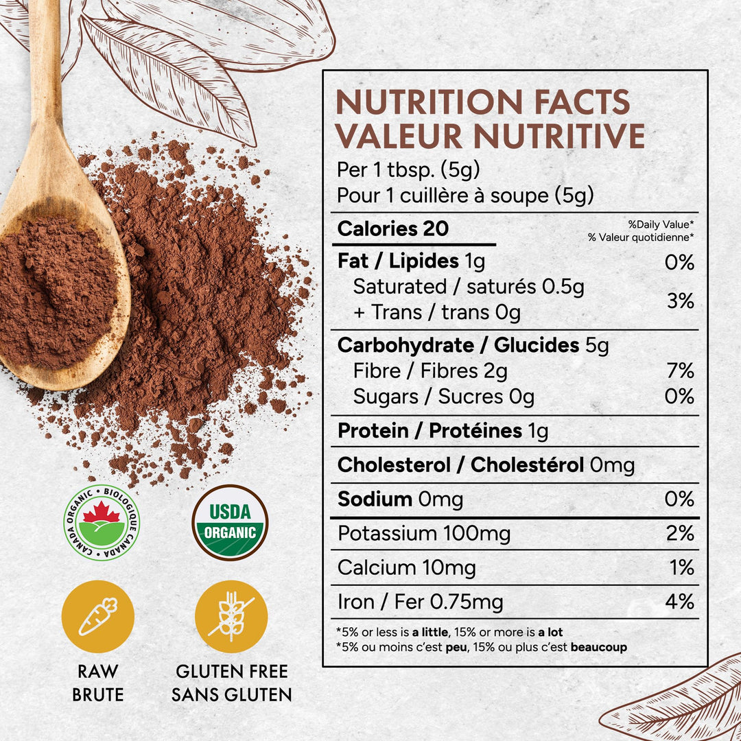 Rootalive - Organic Raw Cacao Powder - 454g