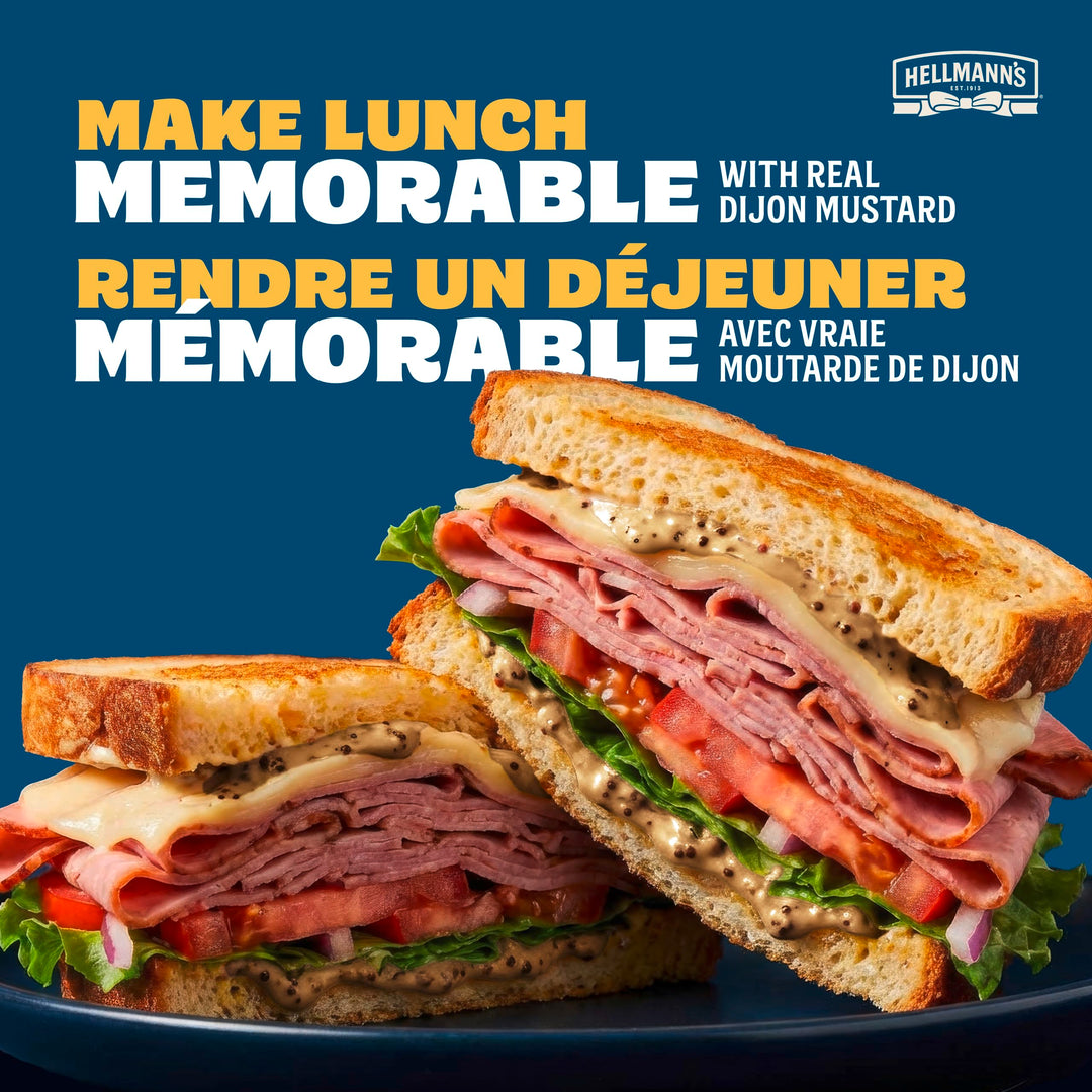 Hellmann's Dijonnaise Mayonnaise Dressing – 2 x 340 ML - Canadian Distribution - Ships Free Within Canada on Orders Above CAD $199