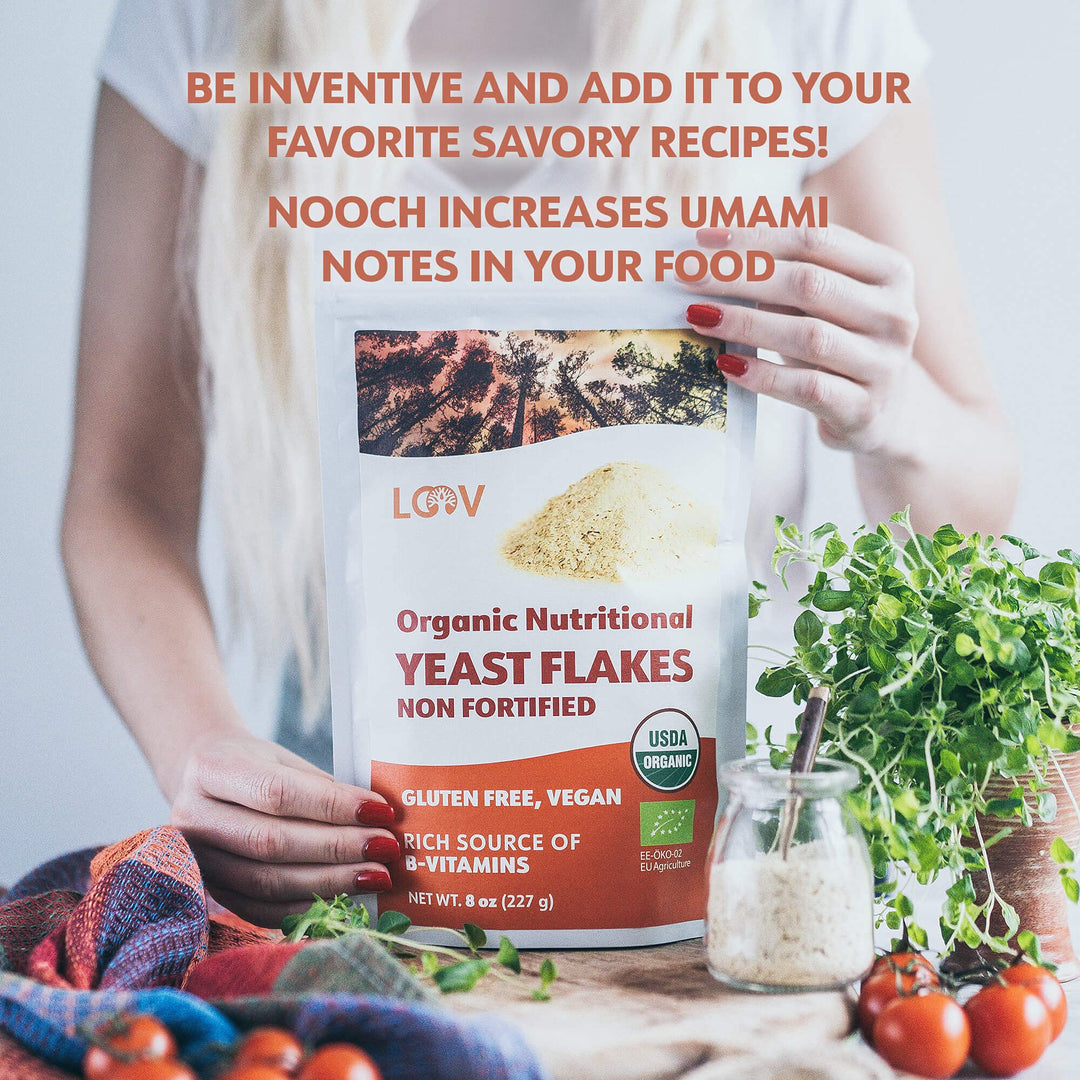 LOOV – Organic Nutritional Yeast Flakes – Unfortified – 227g