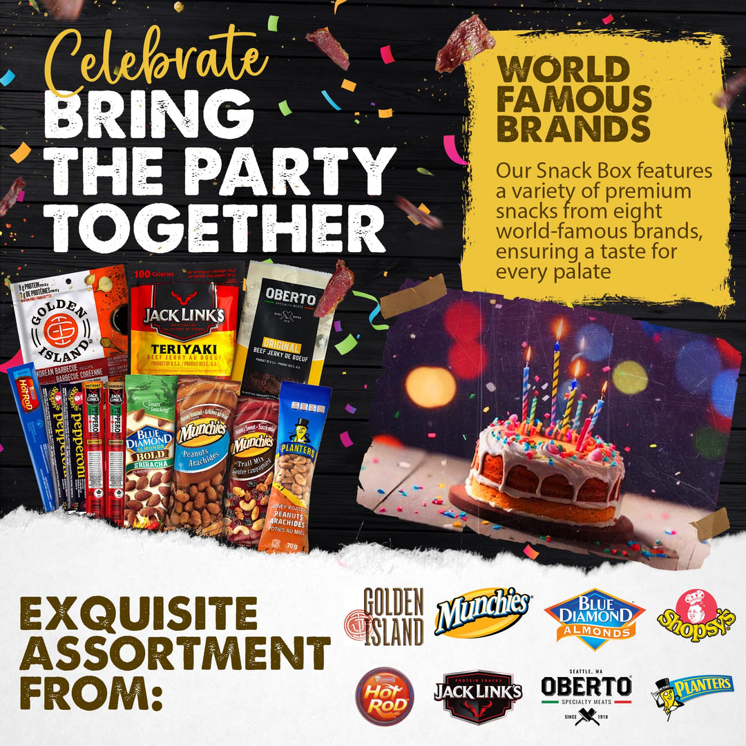 Carnivore – Beef Jerky Birthday Box – Assorted Meat Snacks – Gift set