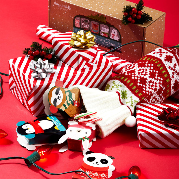 Thoughtfully – Hot Chocolate Gift Set – Holiday Characters – 12 Pack