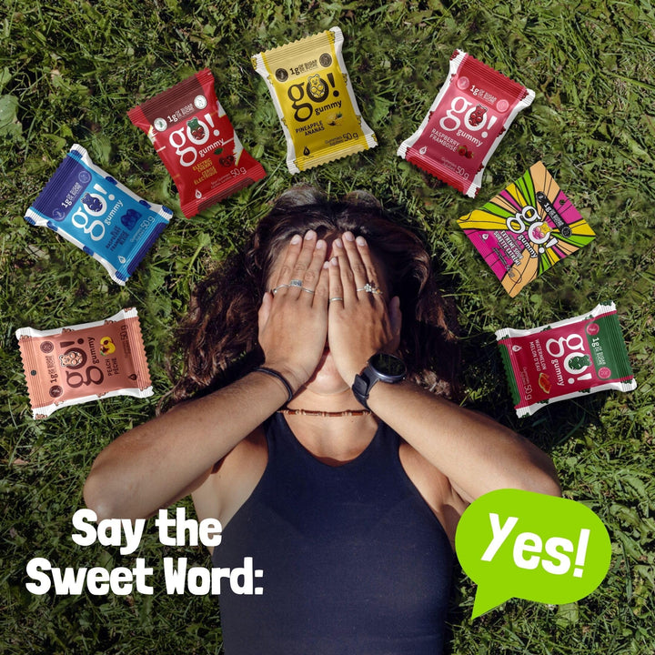 Jimmy Sevigny – GoGummy Low Sugar Gummy Bears – Variety Pack, 7 Flavours – 50g x 12