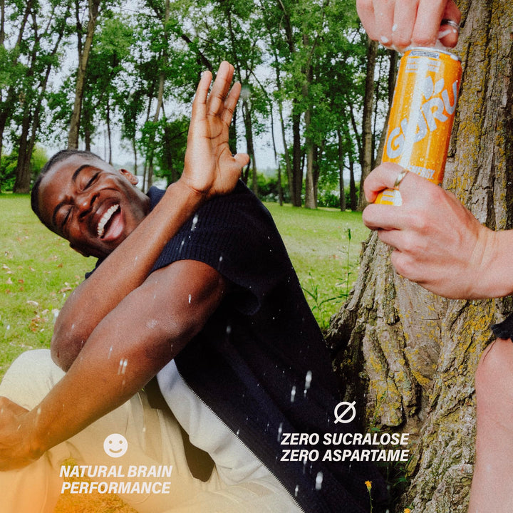 GURU – Organic Energy Drink – Tropical Punch – 24 × 355mL – Plant based caffeine