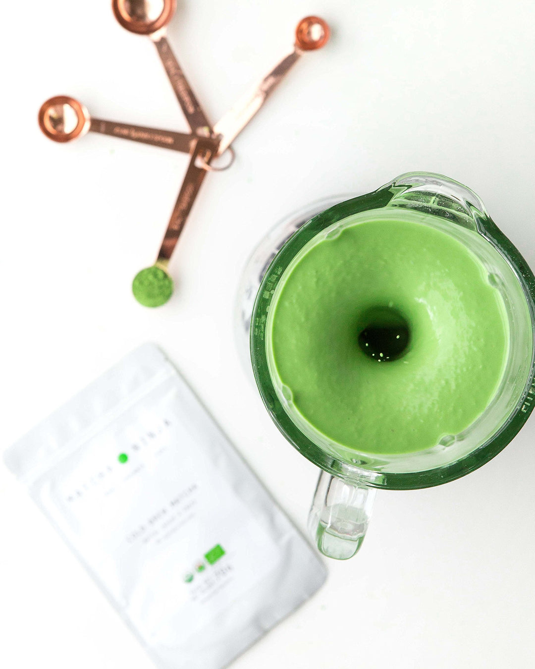 Matcha Ninja 100% Raw Organic Matcha Green Tea Powder 70g . Cold Water Soluble. Ceremonial Grade. Non-Bitter Extra Smooth Blend