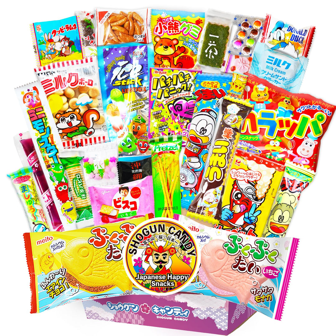 Shogun – Japanese Snacks & Candy – Variety Pack – 30 pcs