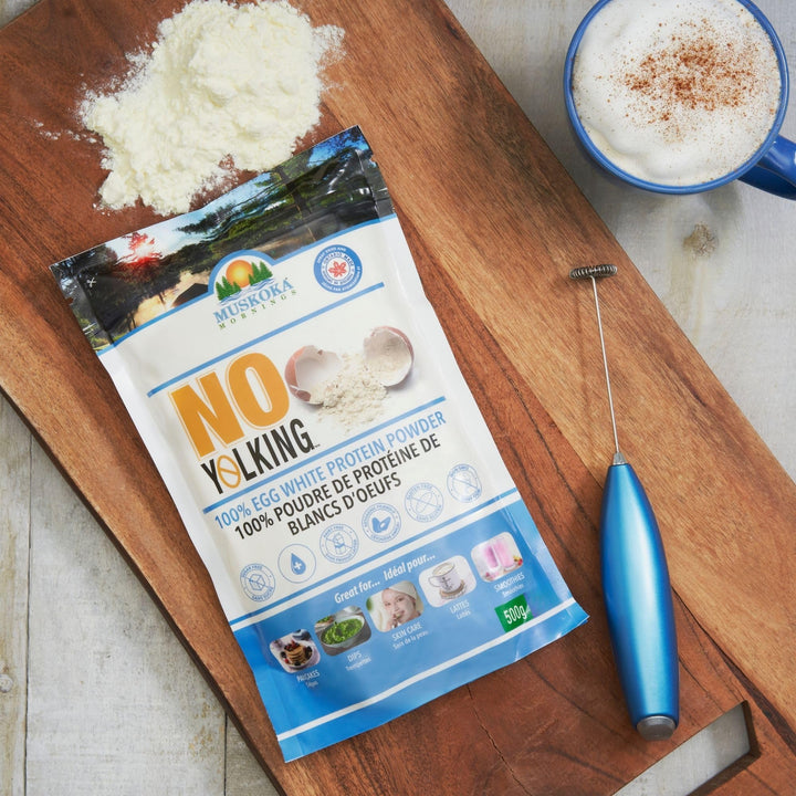 Muskoka Mornings – No Yolking Egg White Protein Powder – Unflavoured – 500g