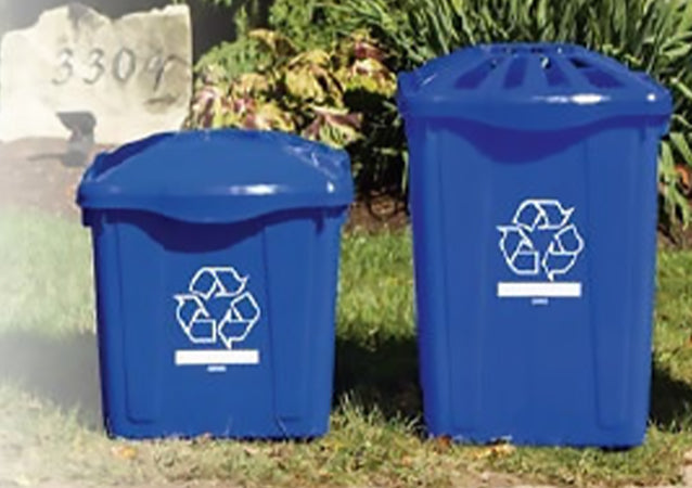 Vented Curbside Recycling Bin Lid - Sold By The Case