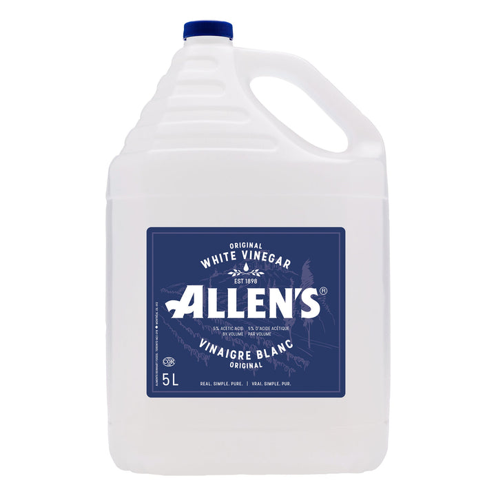 Allen’s White Vinegar - 8 × 5 L - Grocery and Food Items - Canadian Distribution