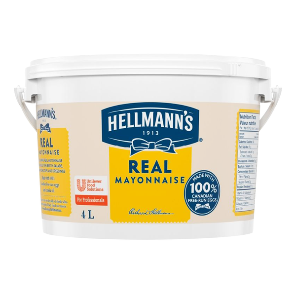 Hellmann’s Real Mayonnaise - 4 x 4 L - Grocery and Food Items - Canadian Distribution