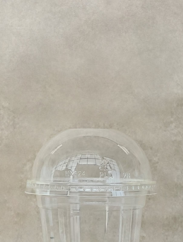 PLA Dome W/Hole Cold Cup Lid 95mm 1000cs BPI