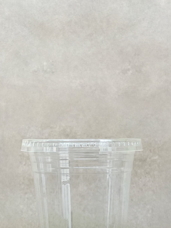 PLA Flat W/Hole Cold Cup Lid 95mm 1000cs BPI