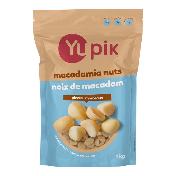 Macadamia Nuts - 4 x 1 kg - Yupik - Canadian Distribution