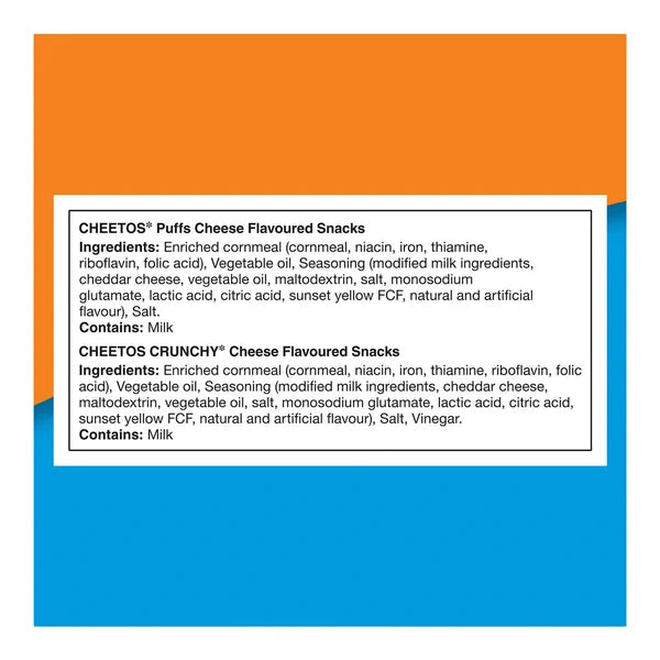 Mix - 144 x 28 g - Cheetos - Canadian Distribution - Ships Free Within Canada on Orders Above CAD $199