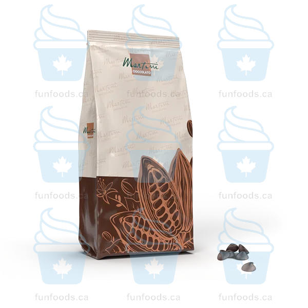 Ariba Fondente Drops - Pure Dark Chocolate Chips - 10 KG box - Master Martini Canada - Canadian Distributor