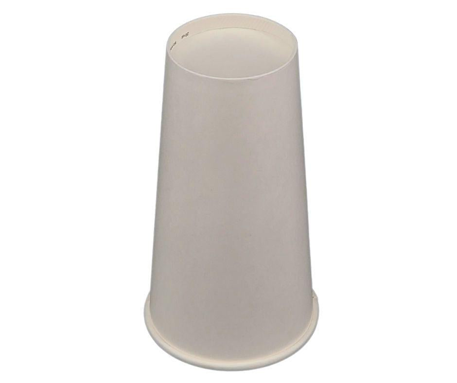 Morning Dew - 20 oz Hot Paper Cups - White - 20 x 25 count