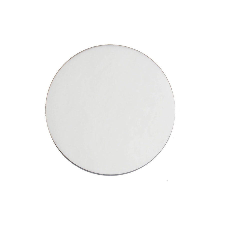 9" Silver Round, 0.08" Thin Cake Board - 50 pieces