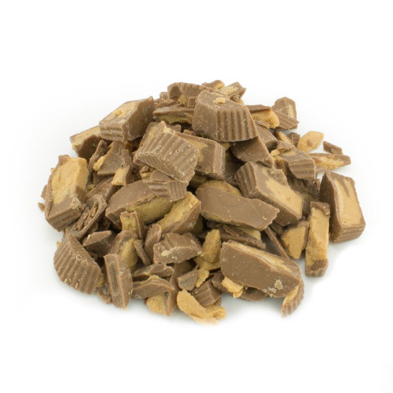 PB Cups Sliced Candy Toppings | TR Toppers P446-101 | Premium Dessert Toppings, Mix-Ins and Inclusions | Canadian Distribution