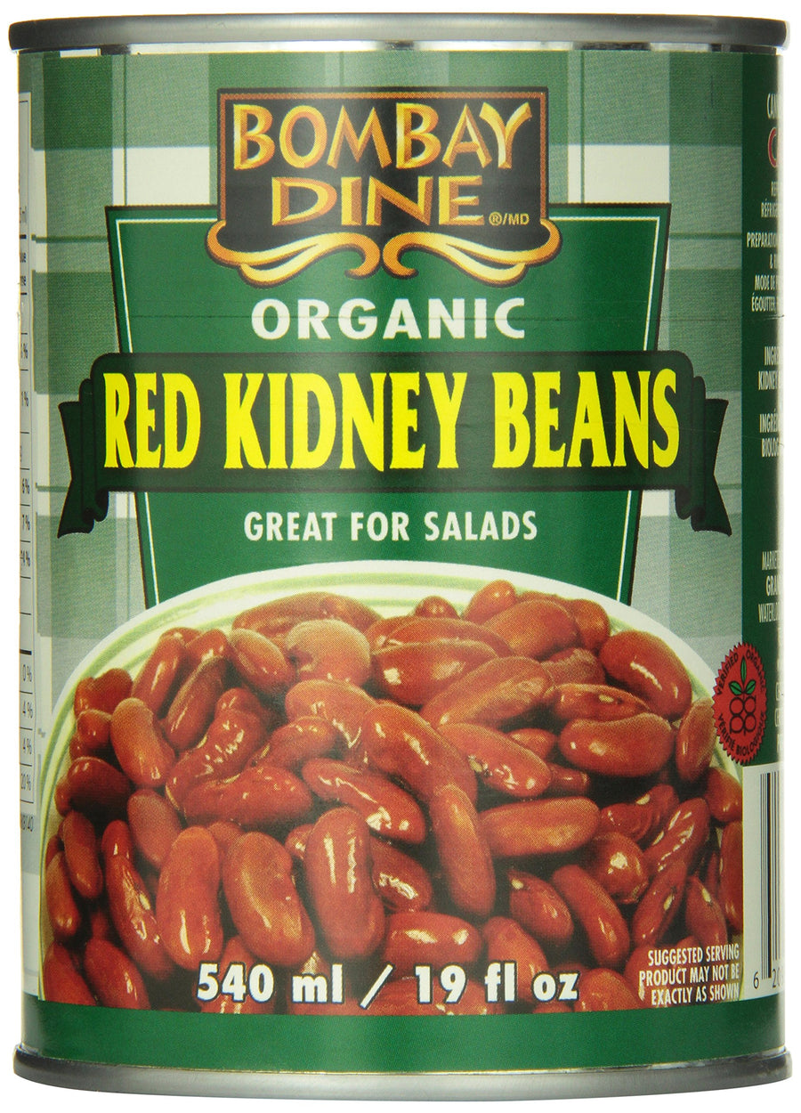 BombayBreeze Organic Kidney Beans, 2 x 18.26 oz - Canadian Distribution - Ships Free Within Canada on Orders Above CAD $199