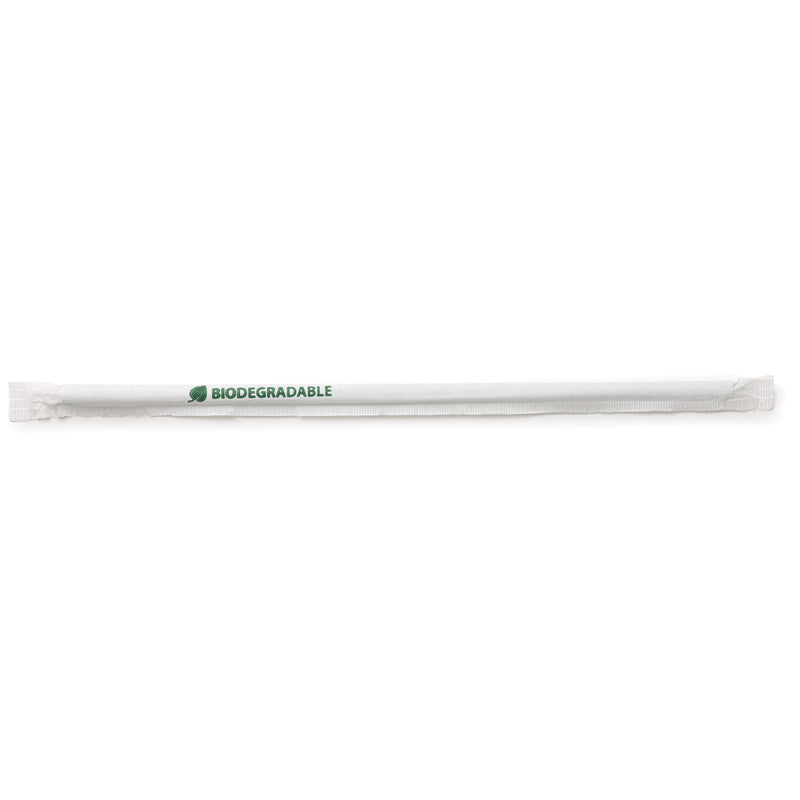 
 Alcas® Compostable individually packaged straws