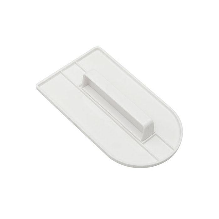 ATECO 1301 Fondant Smoother with Rounded Front - Plastic Smoothing Tool - Canadian Distribution - Ships Free Within Canada on Orders Above CAD $199