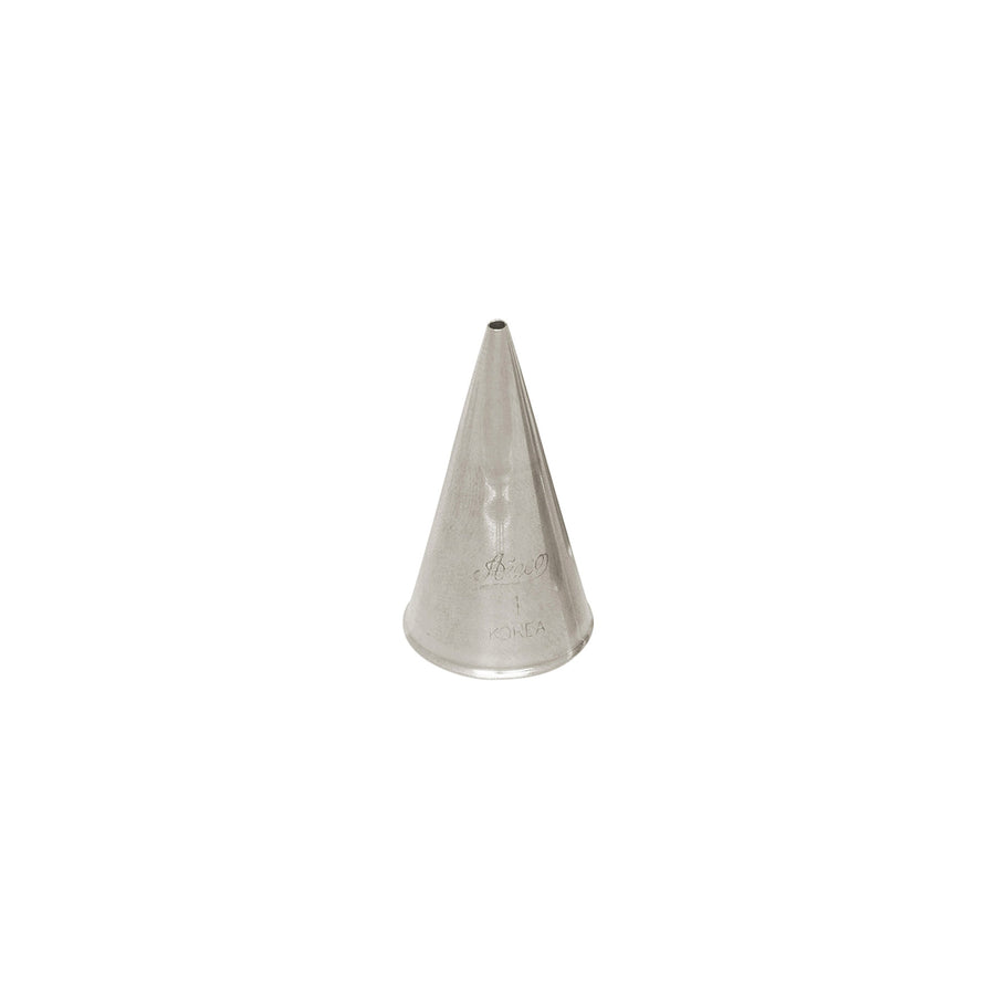S/S #1 Plain Round Piping Tip - Canadian Distribution - Ships Free Within Canada on Orders Above CAD $199