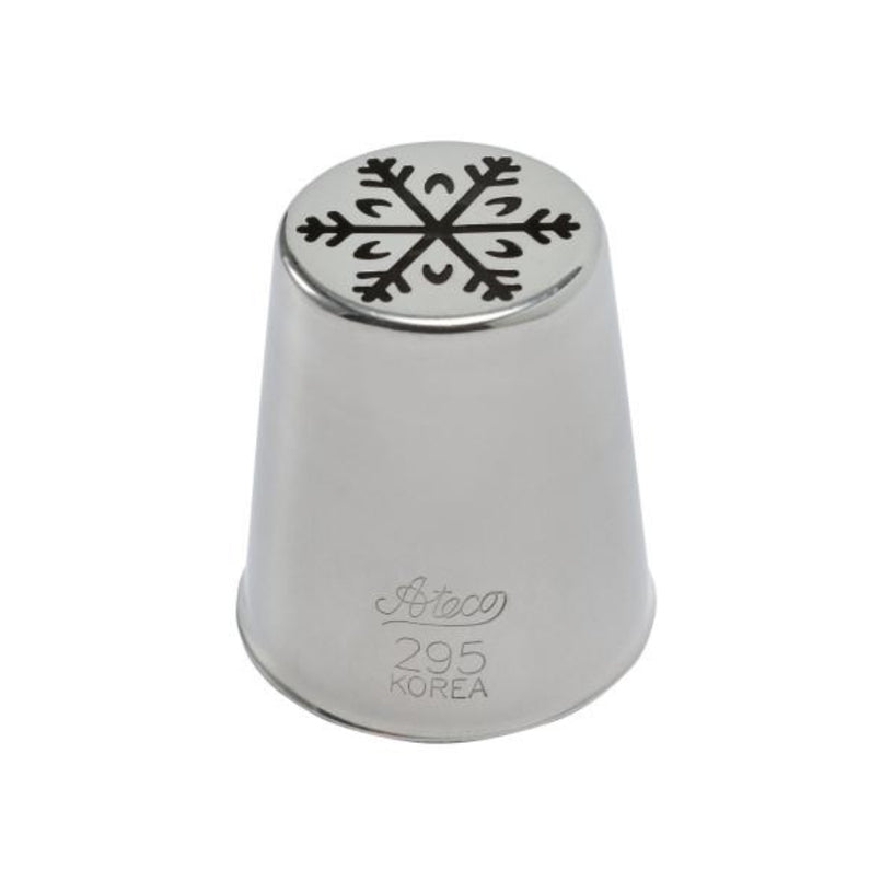 ATECO S/S #295 Snowflake Piping Tip - Canadian Distribution - Ships Free Within Canada on Orders Above CAD $199