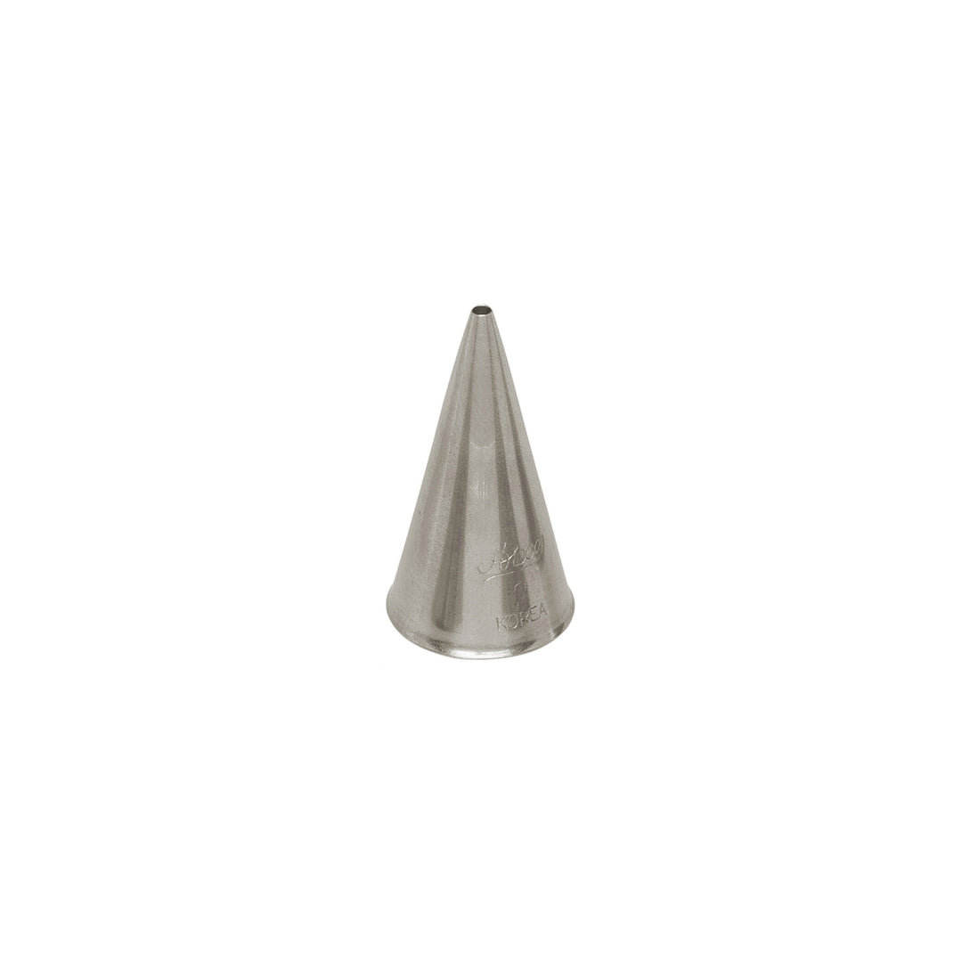 ATECO S/S #2 Plain Round Piping Tip - Canadian Distribution - Ships Free Within Canada on Orders Above CAD $199