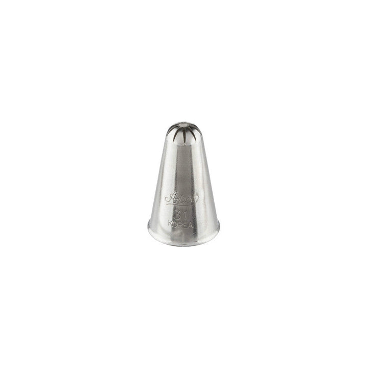 ATECO S/S #31 Closed Star Piping Tip - Canadian Distribution - Ships Free Within Canada on Orders Above CAD $199