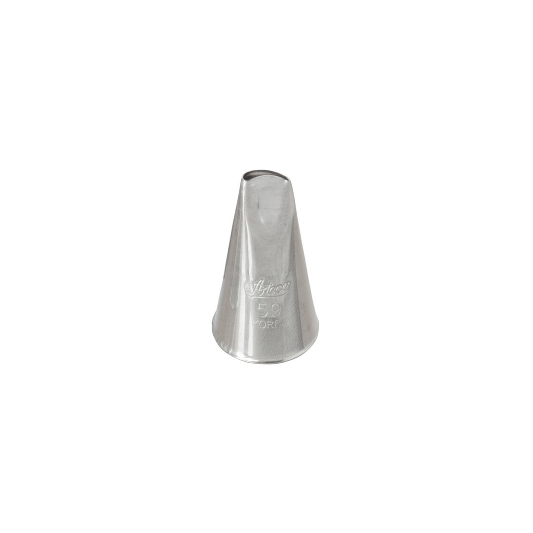 ATECO S/S #59 Curved Petal Piping Tip - Canadian Distribution - Ships Free Within Canada on Orders Above CAD $199