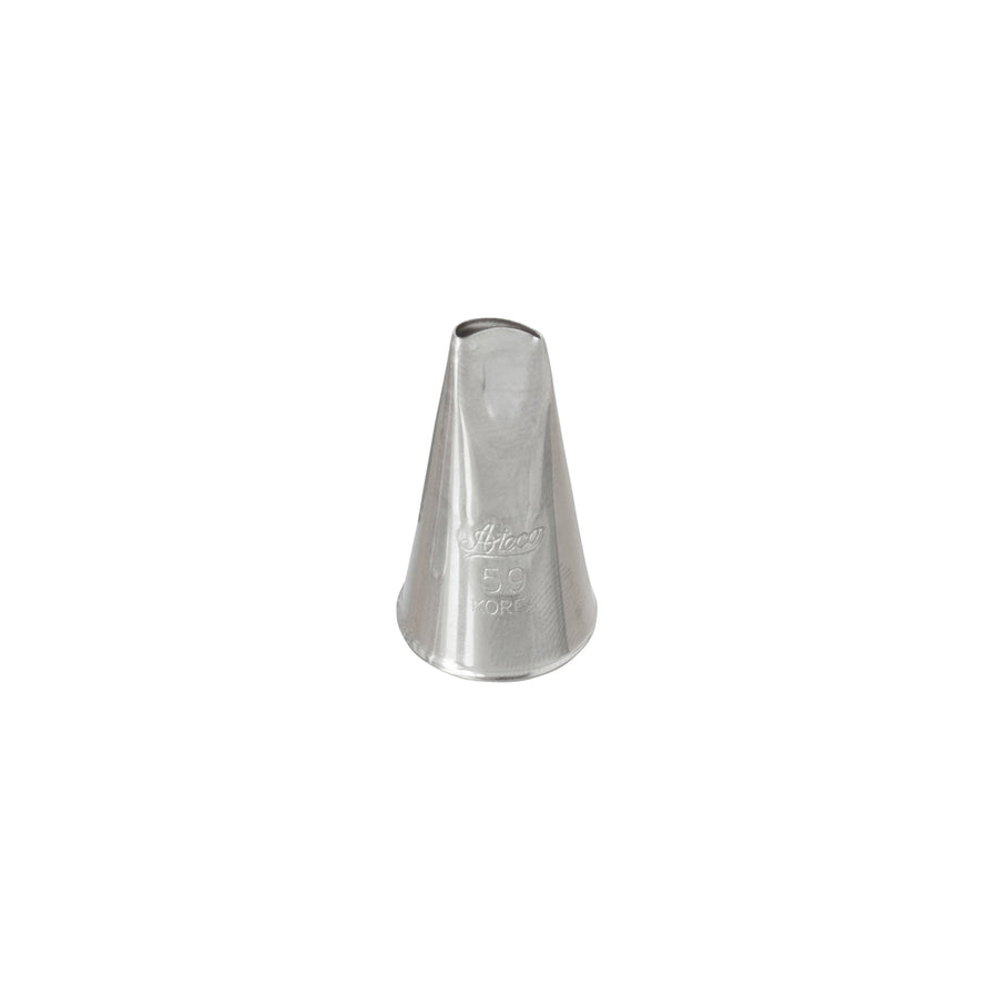 ATECO S/S #59 Curved Petal Piping Tip - Canadian Distribution - Ships Free Within Canada on Orders Above CAD $199