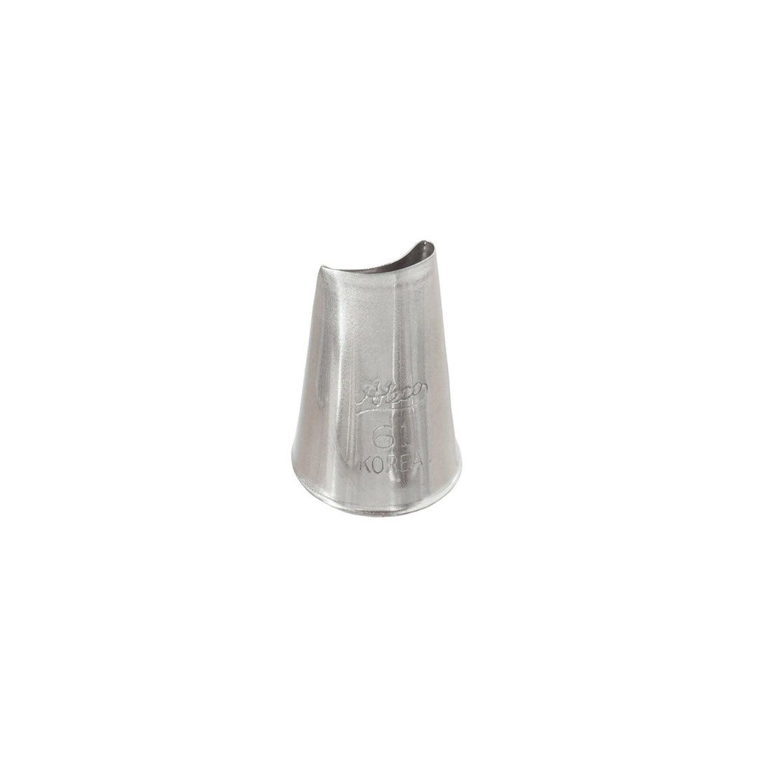 S/S #61 Curved Petal Piping Tip - Canadian Distribution - Ships Free Within Canada on Orders Above CAD $199