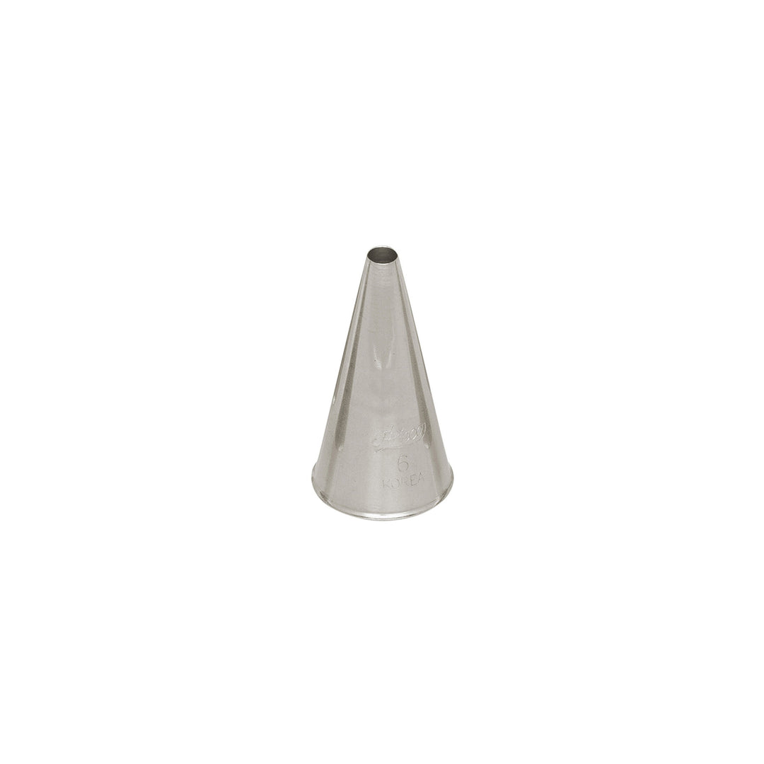 S/S #6 Plain Round Piping Tip - Canadian Distribution - Ships Free Within Canada on Orders Above CAD $199