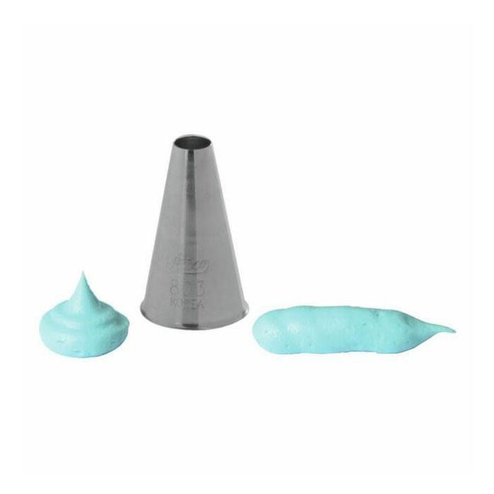 ATECO S/S #803 Plain Round Piping Tip - Canadian Distribution - Ships Free Within Canada on Orders Above CAD $199