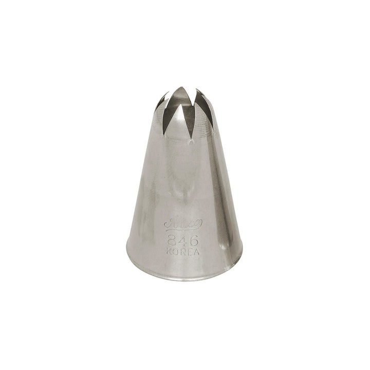 ATECO S/S #846 Closed Star Piping Tip - Canadian Distribution - Ships Free Within Canada on Orders Above CAD $199