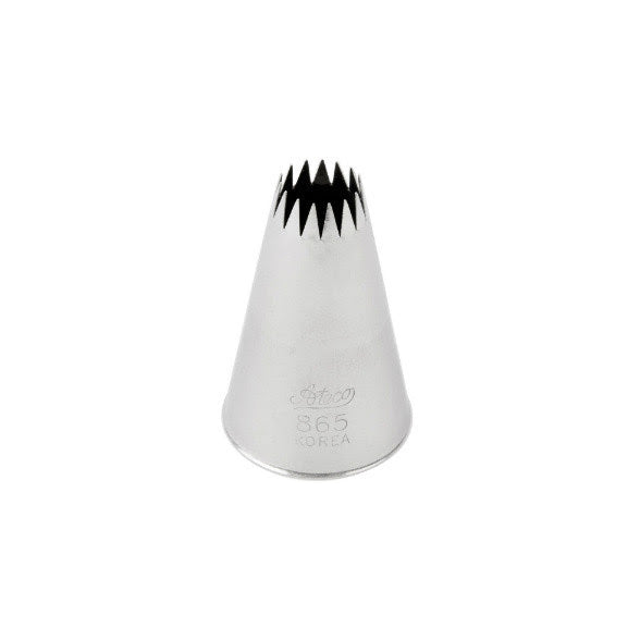 ATECO S/S #865 French Star Piping Tip - Canadian Distribution - Ships Free Within Canada on Orders Above CAD $199