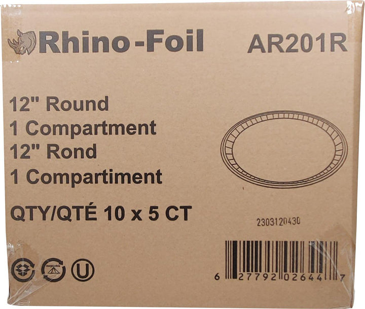 Rhino-Foil - 12" Round Catering Tray - AR201R