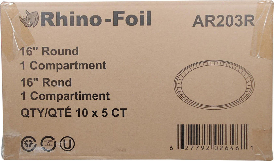 Rhino-Foil - 16" Round Catering Tray - AR203R