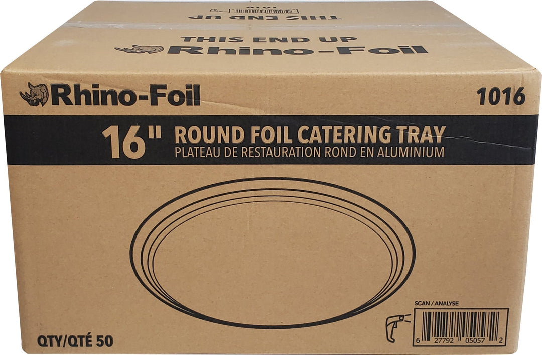 XC - Rhino-Foil - 16" Round Catering Tray - 1016