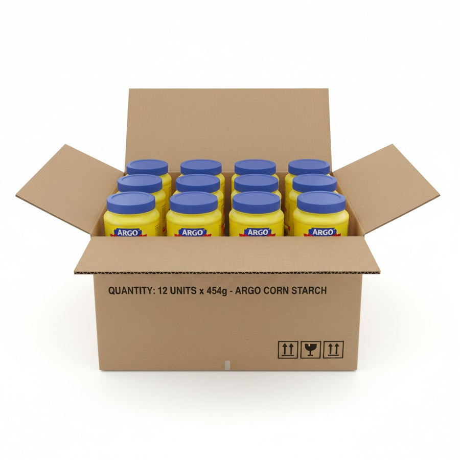 case of Argo Corn Starch Yellow - Gluten-Free - 12 x 454g - Canadian Distribution