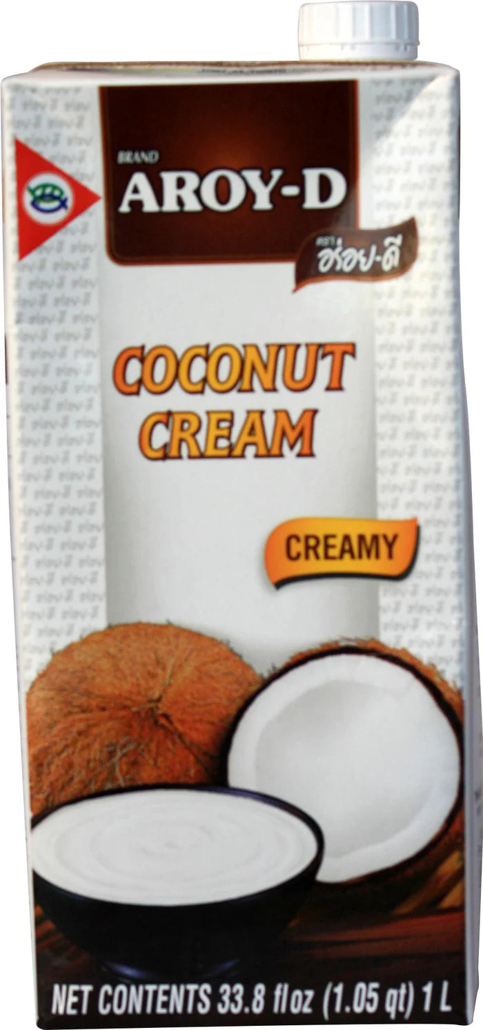 Aroy-D - Coconut Cream - Foodservice - 12 x 1L/Case - Thai Agri Foods - Ships Free Within Canada on Orders Above CAD $199 - Canadian Distribution