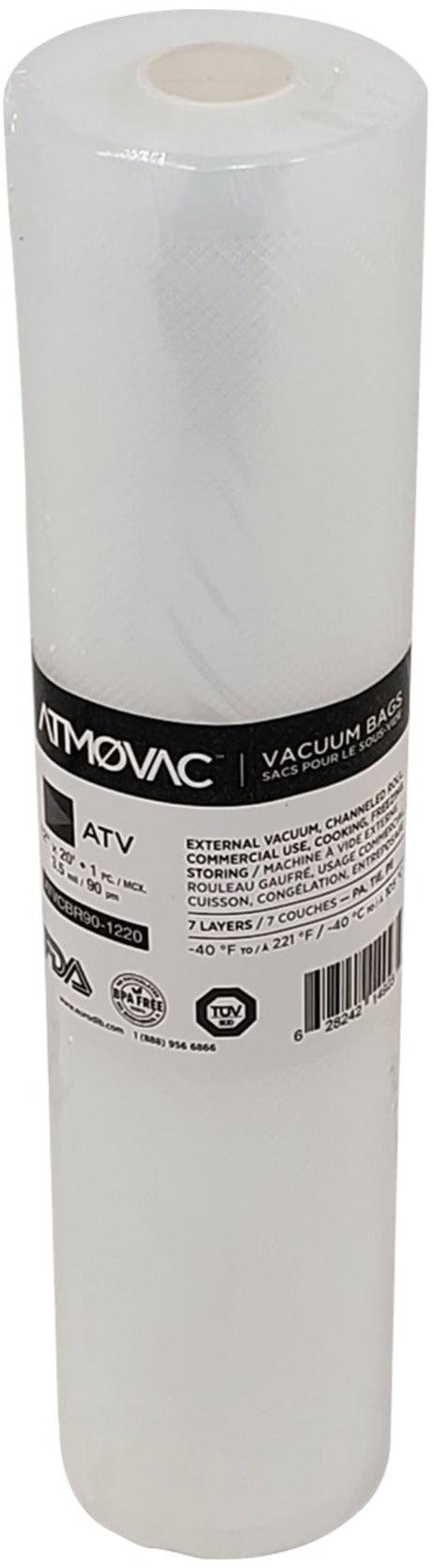 Atmovac - 12" x 20' - Channeled Vacuum Bag Roll