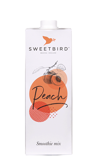 Sweetbird Smoothies - Peach - 8 x 1 L Case