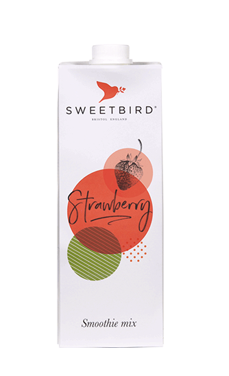 Sweetbird Smoothies - Strawberry - 8 x 1 L Case