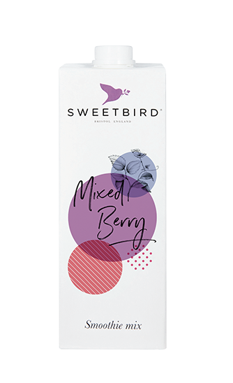 Sweetbird Smoothies - Mixed Berries - 8 x 1 L Case