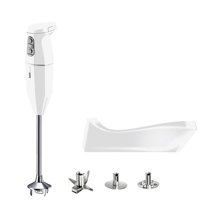 BAMIX Cordless "Pro" Professional Immersion Hand Blender - White/Black