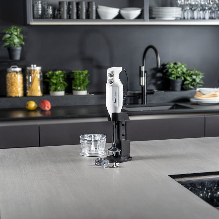 Mélangeur Plongeant BAMIX DeLuxe 150W (avec Moulin et Support) - Distribution Canadienne - Livraison gratuite au Canada pour les commandes de 199 CAD $ et plus