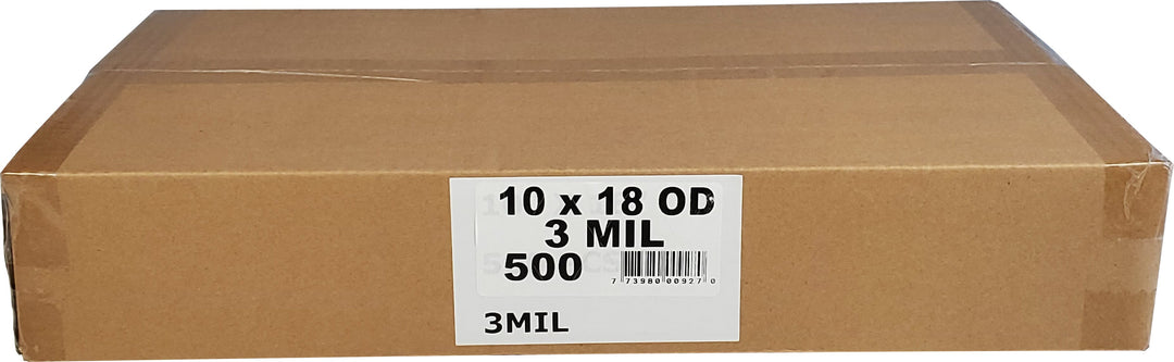 10"x18" Vacuum Bags - O.D. 3 Mil