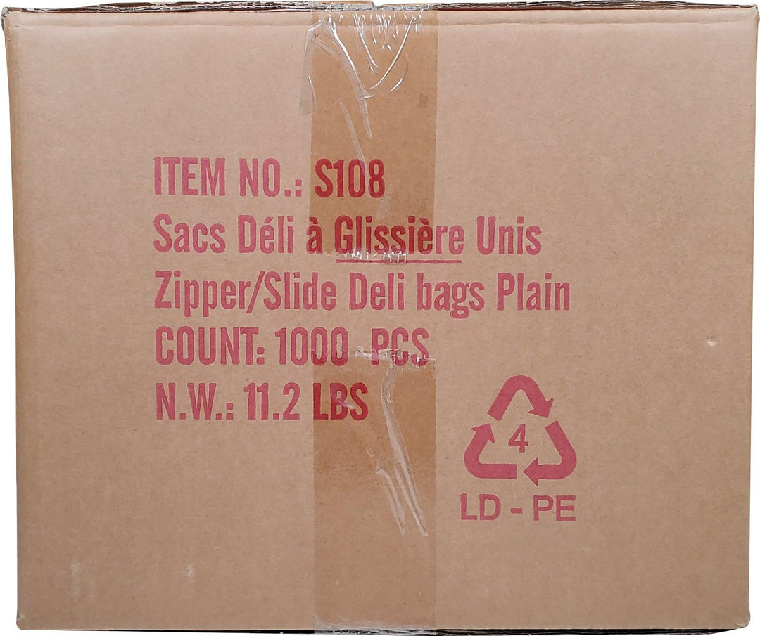 Deli Fresh - 10.5x8" Deli Bags - With Slider