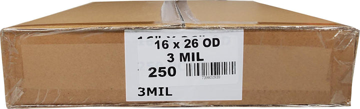 16"x26 - Vacuum Bags - O.D. - 3 Mil